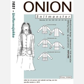 Onion 1031 - Uniformsjakke. Snitmnster
