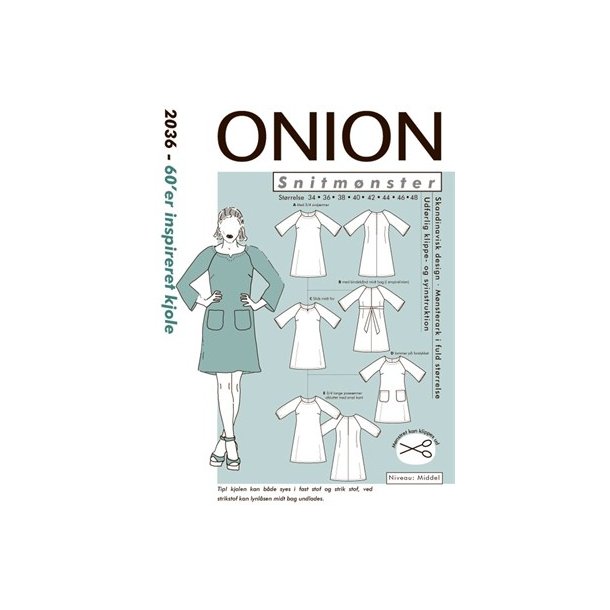 Onion 2036 60'er inspireret kjole - Citystoffer.dk