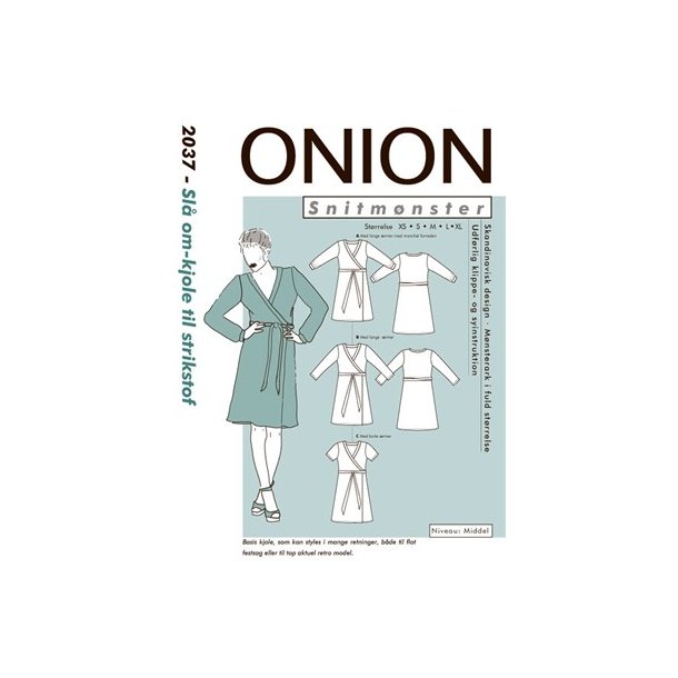 Onion 2037 - Sl-om kjole. Snitmnster