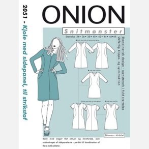 Onion 2051 - Kjole med sidepanel. Snitm�nster