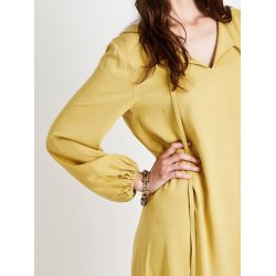 Onion 2082 - Maxi-kjole med posermer. Snitmnster