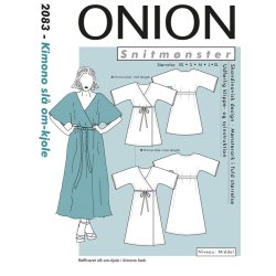 Onion 2083 - Kimono sl om-kjole. Snitmnster