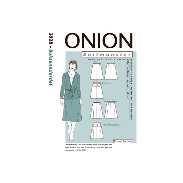 Onion 3028 - Buksenederdel. Snitmnster