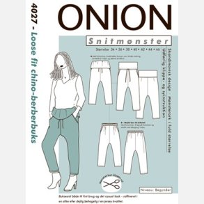 Onion 4027 - Loose fit chino berberbuks. Snitm�nster