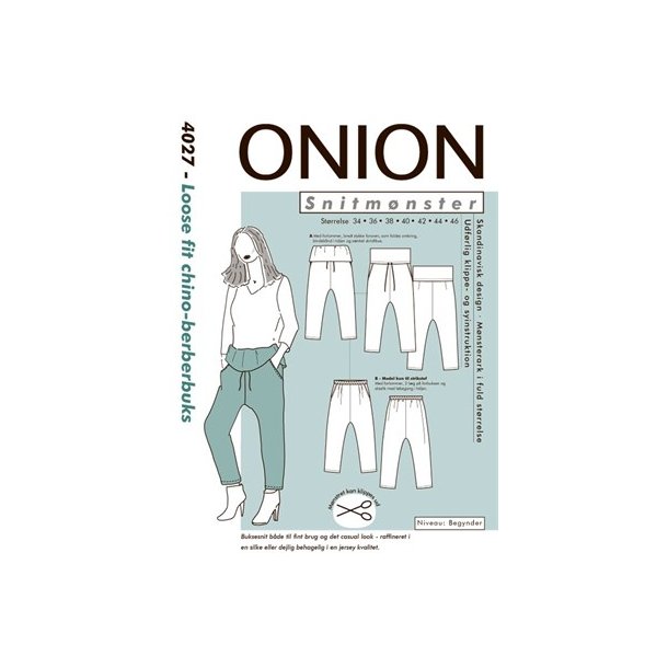 Onion 4027 - Loose fit chino berberbuks. Snitmnster