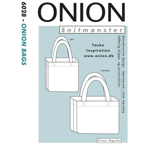 Onion 6028 - Onion bags. Snitmønster