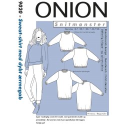 Onion 9020 - Sweat-shirt med dybt �rmegab. Snitm�nster