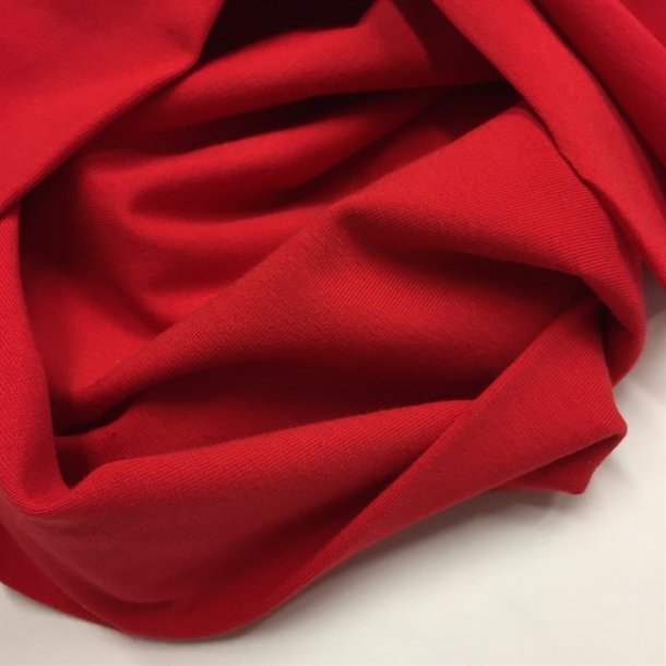 Organic cotton, r�d  fv. 5019 - pr. 0,25 meter