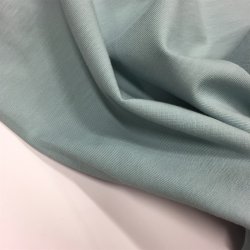 Organic cotton, st�vet lys petrol fv. 3028 - pr. 0,25 meter