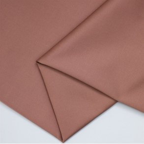 �kologisk bomuldstwill med str�k i farven Old Rose fra Mind The Maker - pr. 0,25 meter