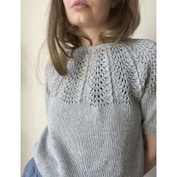Palme Tee - strikkekit med opskrift fra le knit / Lene Holme Samse