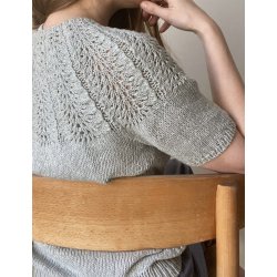 Palme Tee - strikkekit med opskrift fra le knit / Lene Holme Samse
