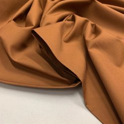 Papertouch poplin, mrk gyldenbrun - pr. 0,25 meter