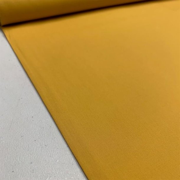Papertouch poplin, sennepsgul - pr. 0,25 meter