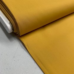 Papertouch poplin, sennepsgul - pr. 0,25 meter
