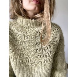 Peacock Sweater - strikkeopskrift fra le knit / Lene Holme Samse