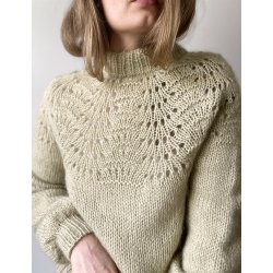 Peacock Sweater - strikkeopskrift fra le knit / Lene Holme Samse