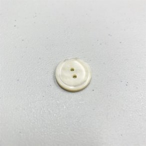 Perlemorsknap med 2 huller, 18 mm