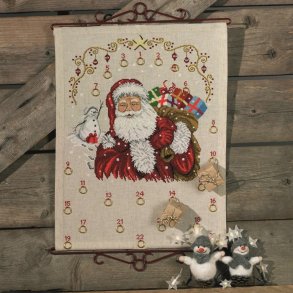 Julekalender med julemand og snemand