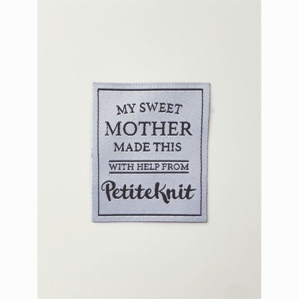 PetiteKnit label til strik - mange forskellige
