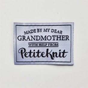 PetiteKnit label til strik - mange forskellige