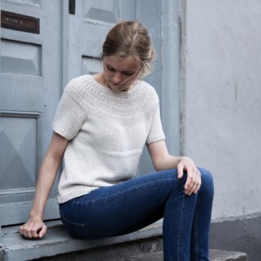 Bluse strikkeopskrift