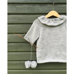 Dagmars Bluse - strikkeopskrift fra PetiteKnit