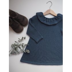 Dagmars Kjole - strikkeopskrift fra PetiteKnit