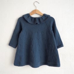 Dagmars Kjole - strikkeopskrift fra PetiteKnit