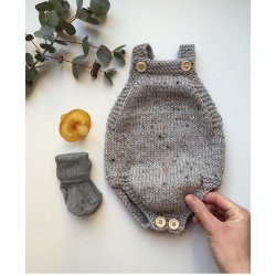 Lillebrors Romper - strikkeopskrift fra PetiteKnit