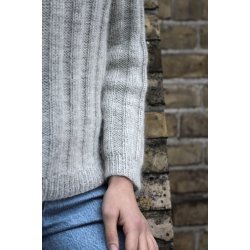 Striber P Langs-Sweater - strikkeopskrift fra PetiteKnit