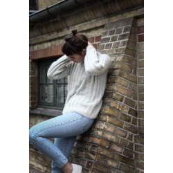 Striber P Langs-Sweater - strikkeopskrift fra PetiteKnit