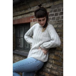Striber P Langs-Sweater - strikkeopskrift fra PetiteKnit