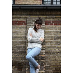 Striber P Langs-Sweater - strikkeopskrift fra PetiteKnit