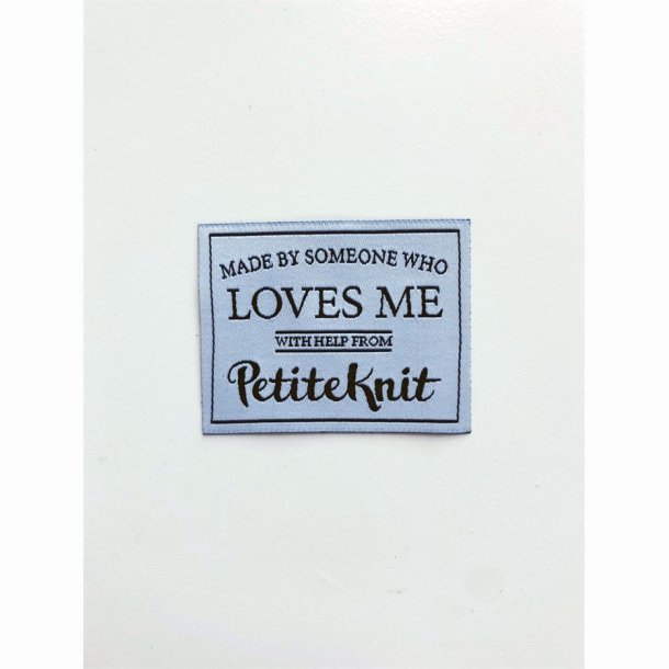 PetiteKnit label til strik - mange forskellige