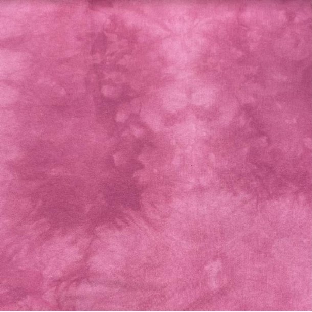 Pink isoli med tie dye mnster - pr. 0,25 meter