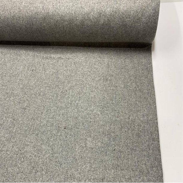 Uld / Polyester kvalitet i lysegr - pr. 0,25 meter