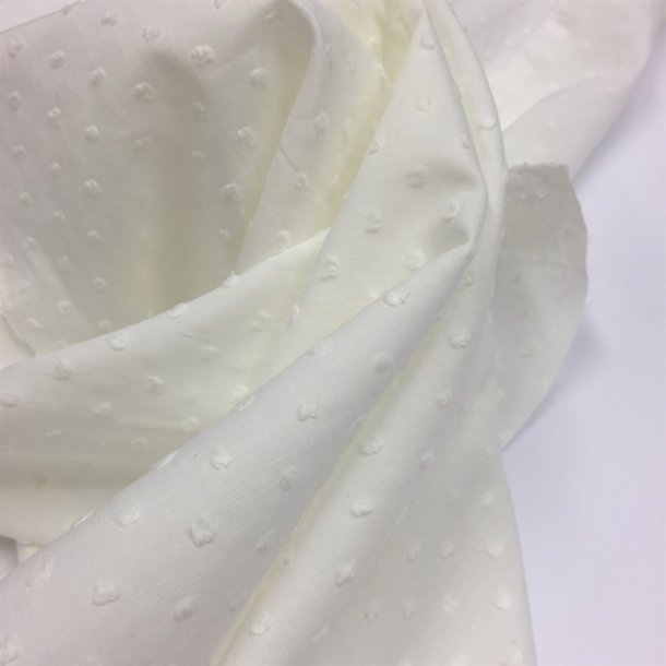 Prikket, rhvid mol - pr. 0,25 meter