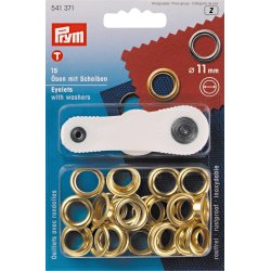 Prym Snreringe 11 mm - findes i 3 farver
