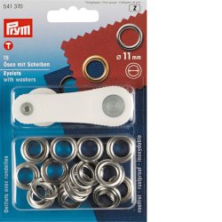 Prym Snreringe 11 mm - findes i 3 farver