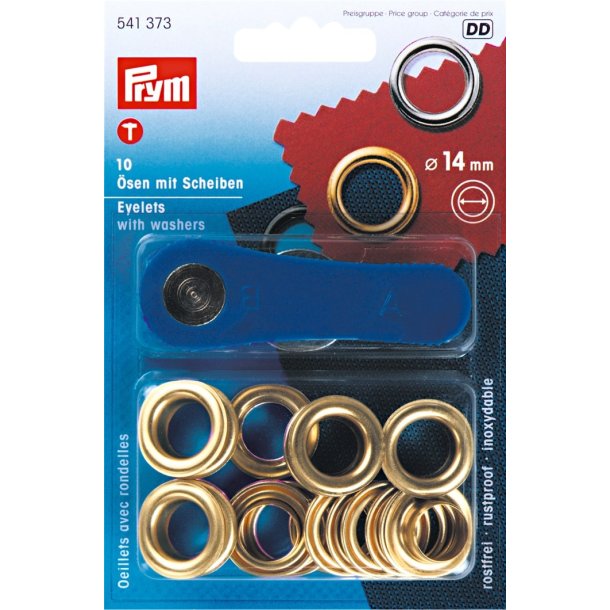 Prym Snreringe 14 mm - findes i 3 farver