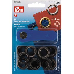 Prym Snreringe 14 mm - findes i 3 farver