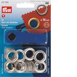 Prym Snreringe 14 mm - findes i 3 farver