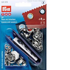 Prym Snreringe 8 mm - findes i 3 farver