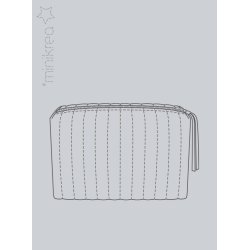 Quiltet Toilettaske - MiniKrea mnster 115