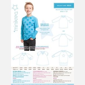 Raglan T-shirt 0-10 r - MiniKrea mnster 50222