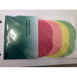 Reparationslapper - Jeanslapper til p�strygning - 8 stk. - lyser�d