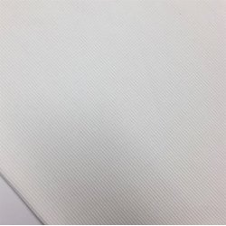 Rib i hvid - pr. 0,25 meter 