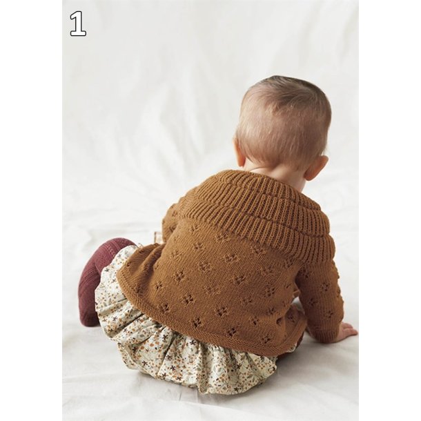 Sandnes strikkehfte 1915 - Babyuld 0-4 r