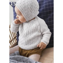 Sandnes strikkehfte 1915 - Babyuld 0-4 r